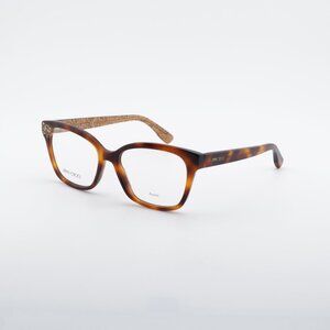 Jimmy Choo JC150 0Q9W 00 Eyeglasses Havana 52mm Square Frame